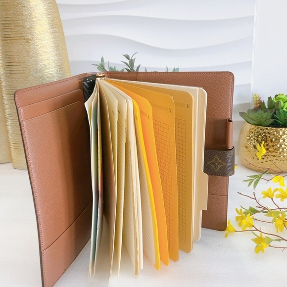 Very Rare💎 Authentic Louis Vuitton Agenda GM w/ inserts Monogram - Picture 11 of 16